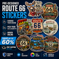 Route 66 Stickers – Choose Your Design
