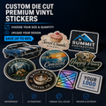 Order Die-Cut Custom Premium Vinyl Stickers